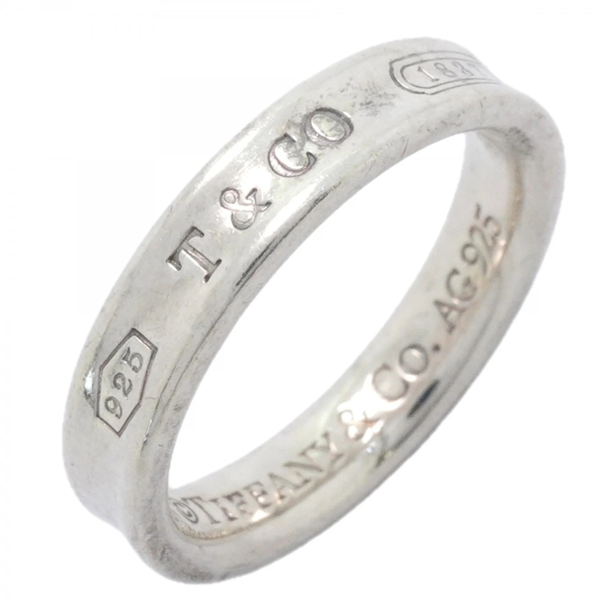 Tiffany & Co. Narrow Sterling Silver Ring, Size 10 (Women's)